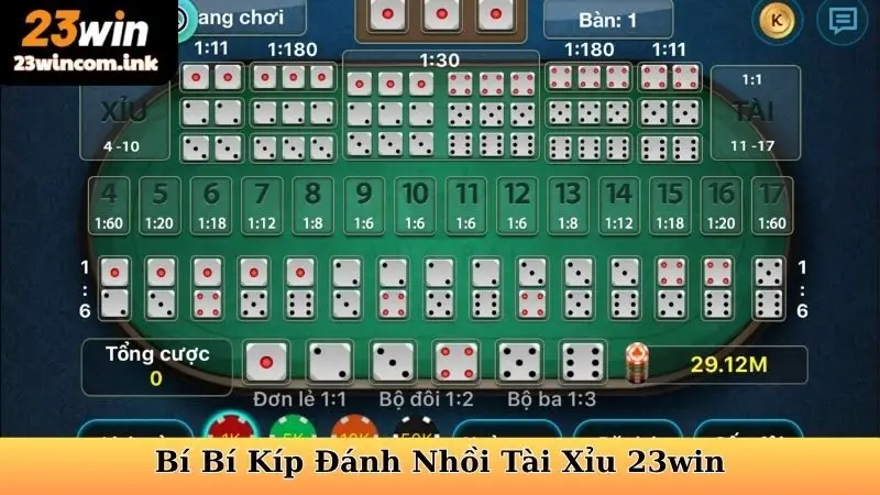 Bí Bí Kíp Đánh Nhồi Tài Xỉu 23win